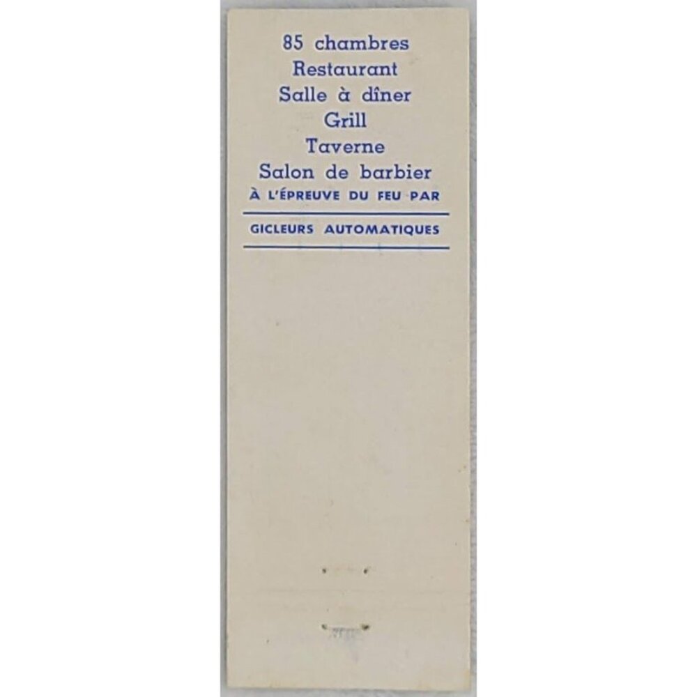Front Strike Matchbook Cover Restaurant Marquis de Montcalm Quebec Canada - Picture 3 of 5